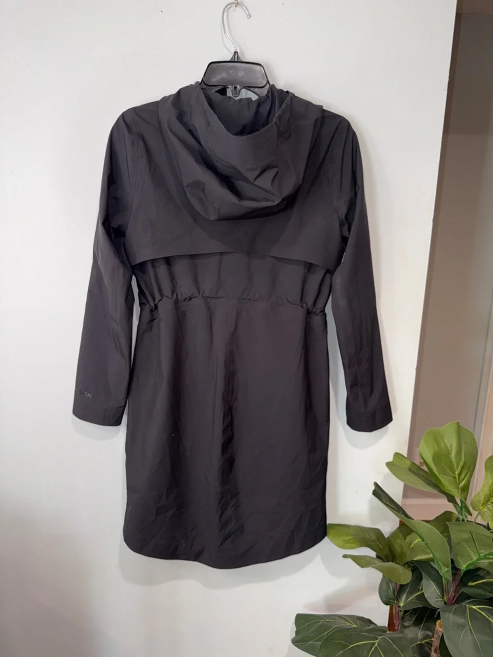 lululemon athletica Black Hooded Trench Coat